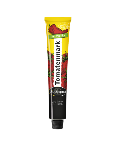 BioGourmet Bio Tomatenmark mit Paprika, 150g