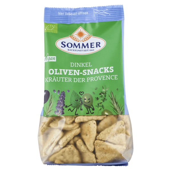 Sommer Bio Oliven-Snacks