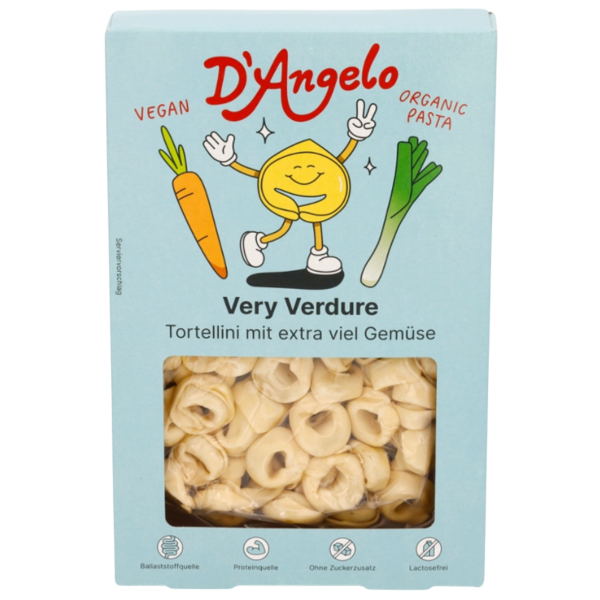 D'Angelo Bio Tortellini mit extra viel Gemüse