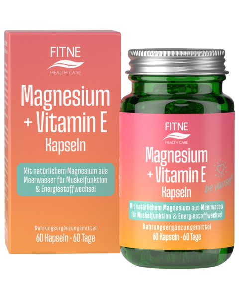 Fitne Magnesium Plus Vitamin E, 60 Kapseln