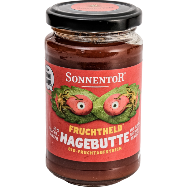 Sonnentor Bio Hagebutte Fruchtaufstrich Fruchtheld®, 250 g
