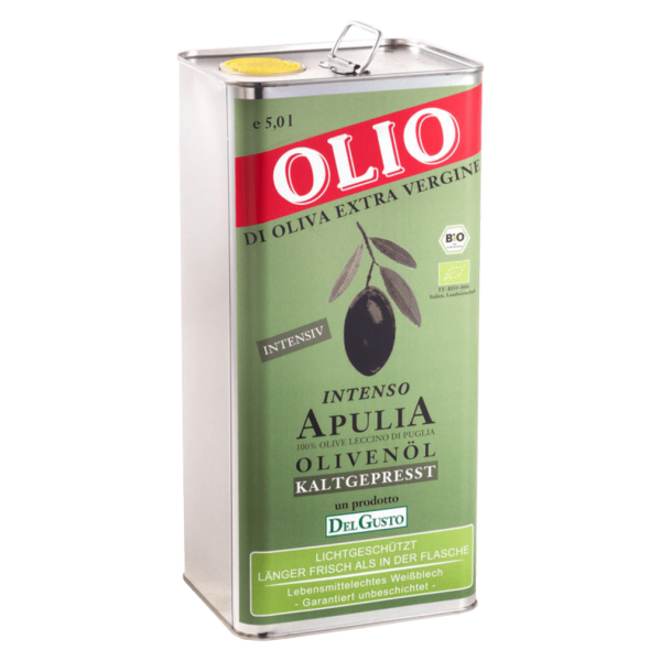 DelGusto Bio Olivenöl Intenso Olive Coratina