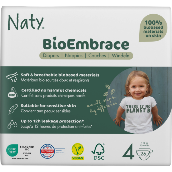 Naty  Ökowindel (7-18 kg) Größe 4