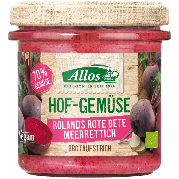 Allos Bio Hof-Gemüse Rolands Rote Beete-Meerrettich