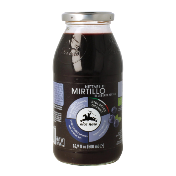 Alce Nero Bio Nektar aus Heidelbeeren, 500 ml