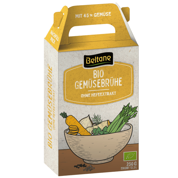 Beltane Bio Gemüsebrühe Nachfüllpack, 200g