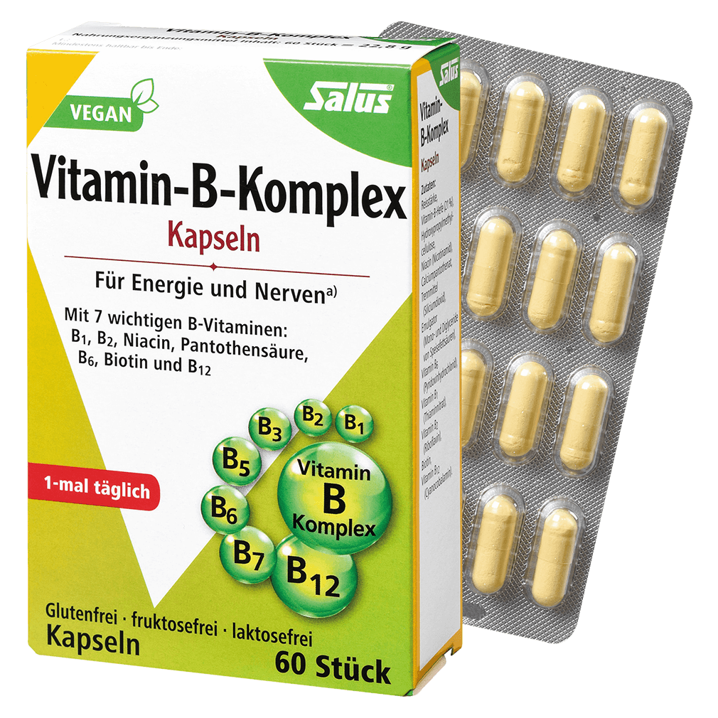 VitaminBKomplex Kapseln, 60 Stück von Salus bei greenist