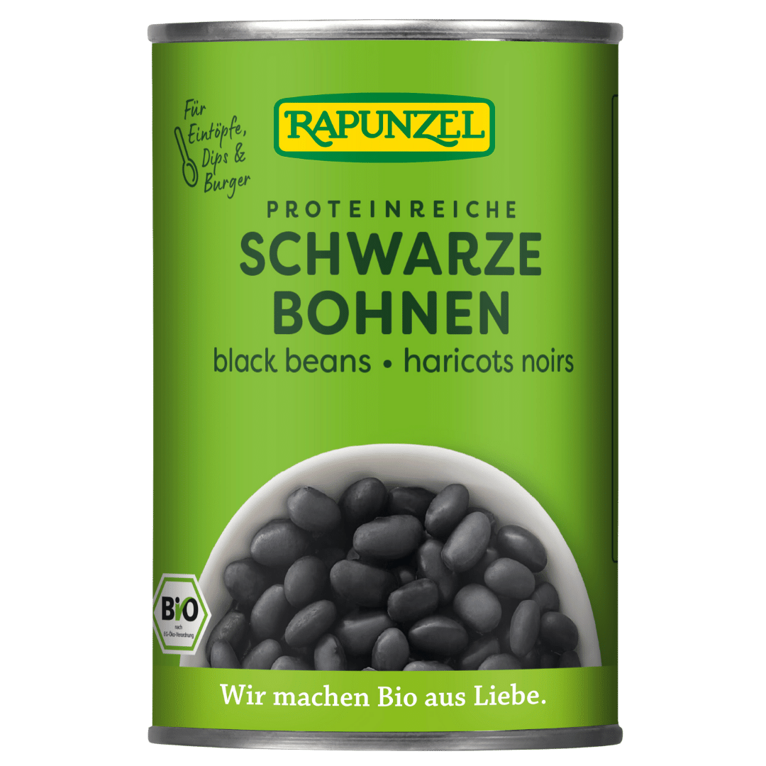 Bio Schwarze Bohnen in der Dose von Rapunzel bei greenist.de