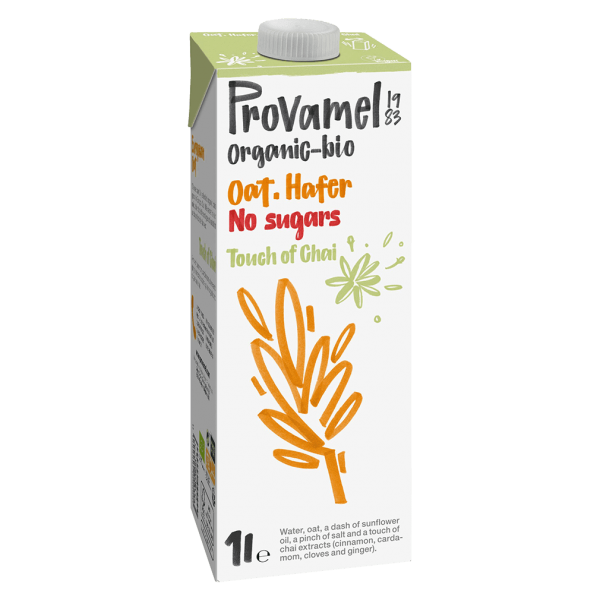 Provamel Bio Haferdrink Ohne Zucker, Touch of Chai