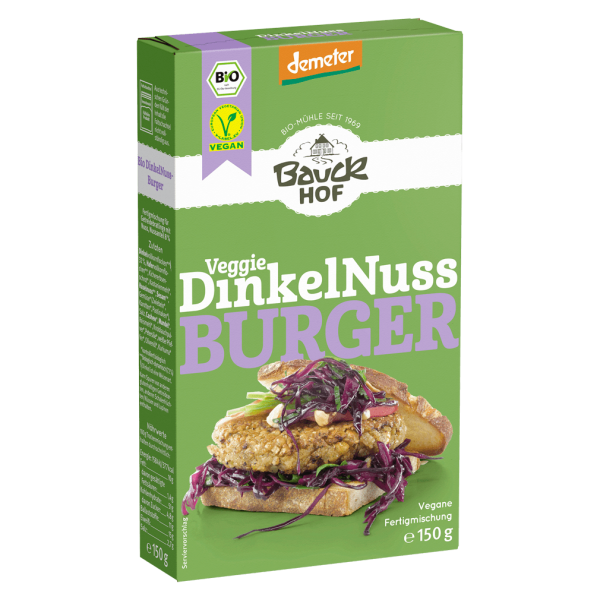 Bauckhof  Bio Dinkel Nuss-Burger