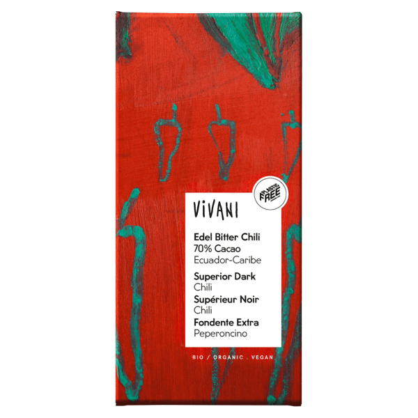 Vivani Bio Edel Bitter Chili 70% Cacao