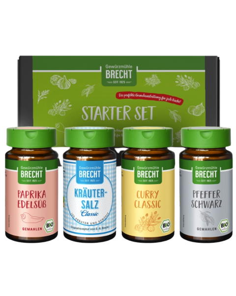 Gewürzmühle Brecht Bio Geschenkbox Starter Set
