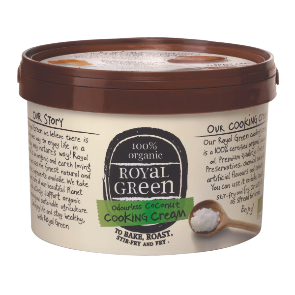 Royal Green  Bio Geruchsneutrale Kokosnuss-Kochsahne