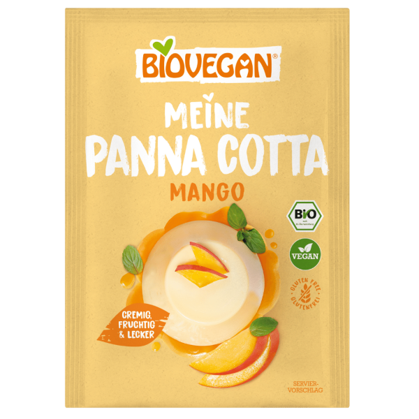 Biovegan Bio Meine Panna Cotta, Mango, 38g