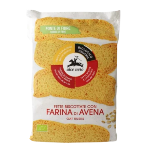 Alce Nero Bio Zwieback mit Hafermehl, 120g MHD 01.07.2026