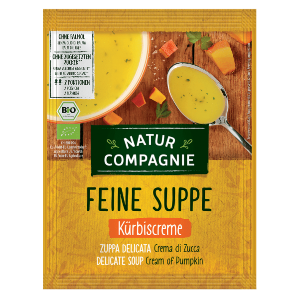 Natur Compagnie Bio Kürbis-Ingwer-Kokos Suppe