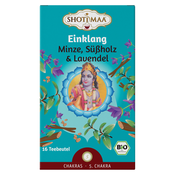 Shotimaa Bio Einklang Minze, Süßholz &amp; Lavendel Tee