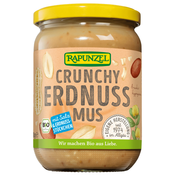 Rapunzel Bio Erdnussmus Crunchy mit Salz