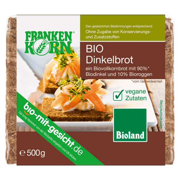 Frankenkorn Bio Dinkelbrot