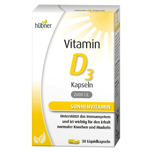 Hübner Vitamin D3 Kapseln