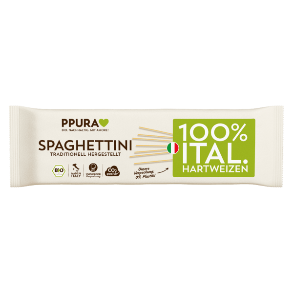PPura Bio Spaghettini aus italienischem Hartweizen