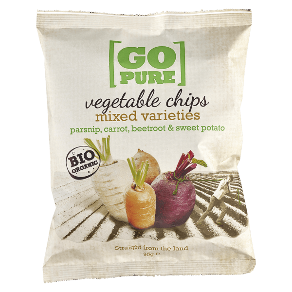GoPure Bio Vegetable Chips mixed varieties