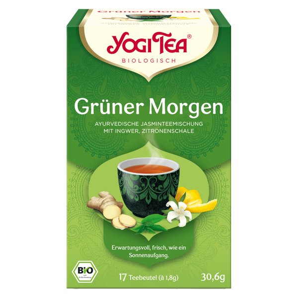 Yogi Tea Bio Kräutertee Grüner Morgen