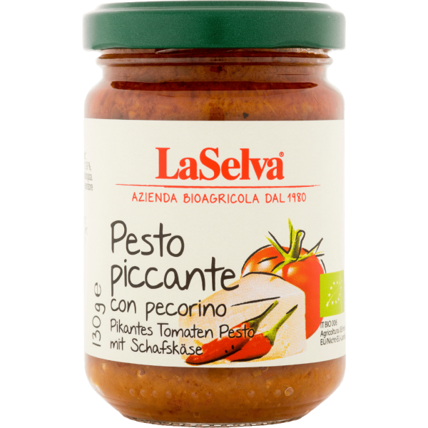 LaSelva Bio Pikantes Tomaten Pesto mit Schafskäse