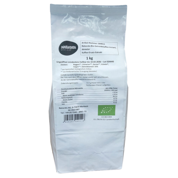 Naturata Bio Getreidekaffee Instant