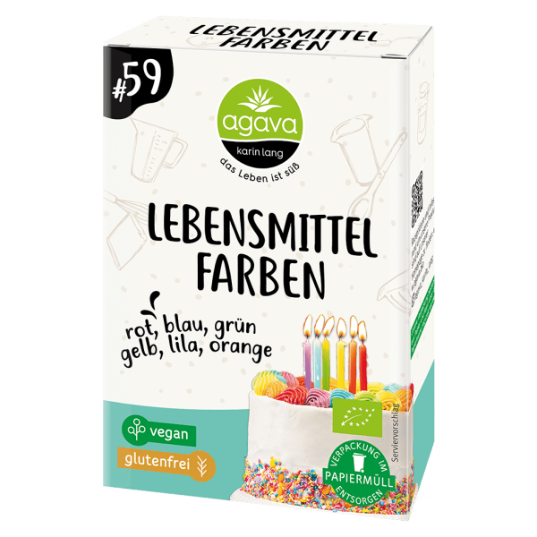 agava Bio Lebensmittelfarben