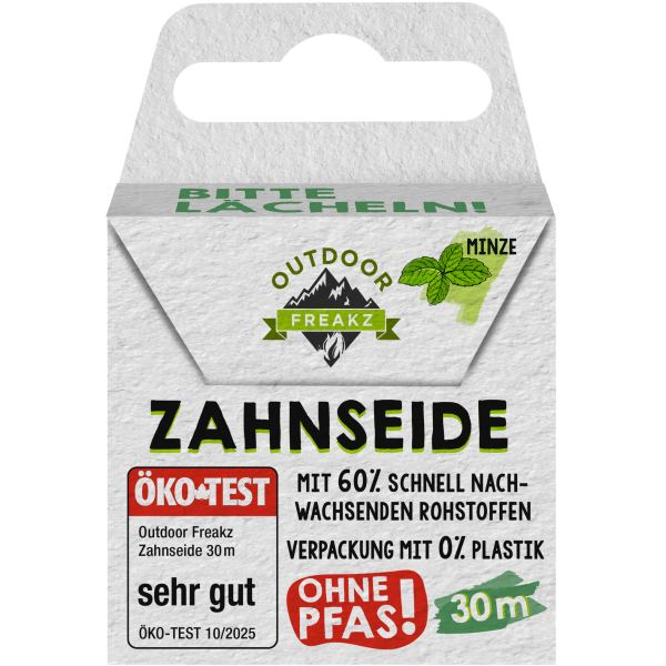 Outdoor Freakz Natur Zahnseide Minze