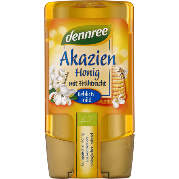 dennree Bio Akazienhonig Squeeze Flasche, 250 ml