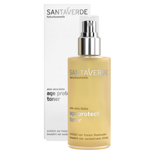 Santaverde Naturkosmetik Aloe Vera Blüte Age Protect Toner, 100ml