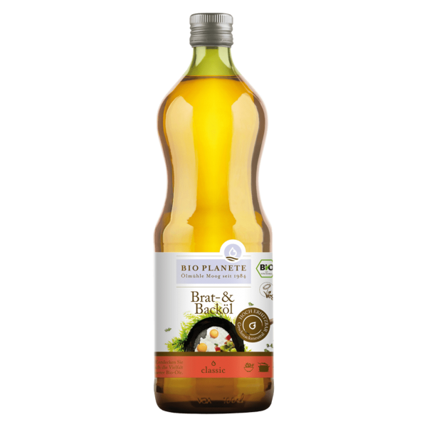 Bio Planète Bio Bratöl und Frittieröl gedämpft