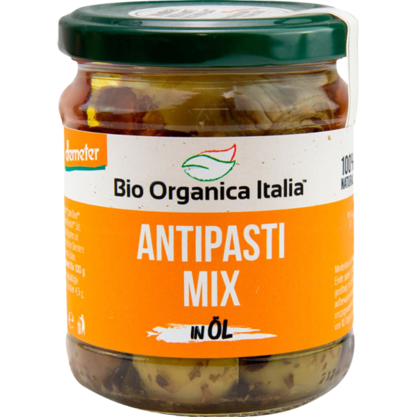 Bio Organica Italia Bio Gegrillte Antipasti Mix in Olivenöl