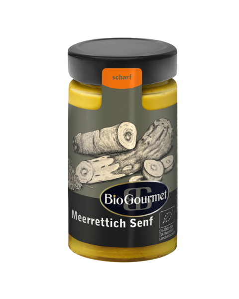 BioGourmet Bio Meerrettich Senf, 100ml