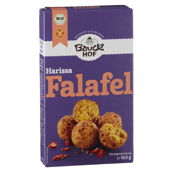 Bauckhof  Bio Harissa Falafel mit Paprika-Chili