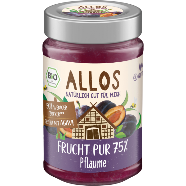 Allos Bio Frucht Pur 75% Pflaume