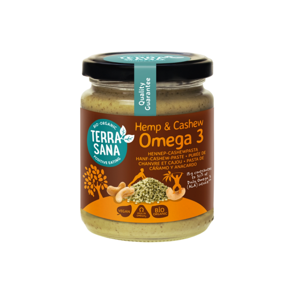 TerraSana Bio Omega 3 - Hanf - Cashewmus fein