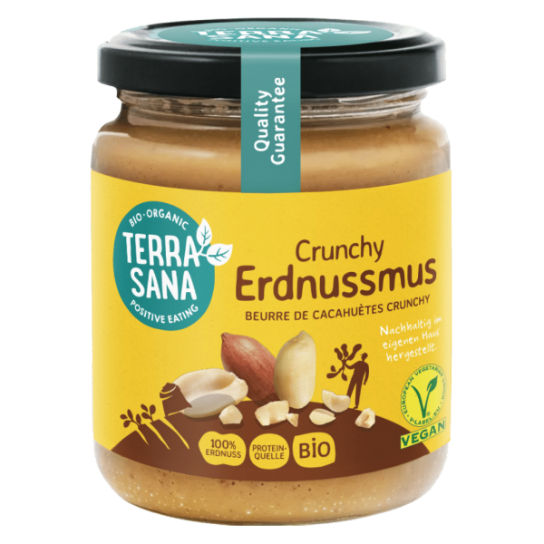 TerraSana Bio Erdnussmus Crunchy