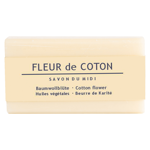Savon Du Midi Karité-Seife Fleur de Coton 100g
