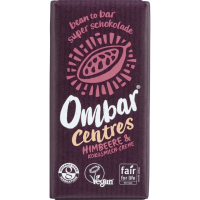 Ombar Bio Raw Centres Himbeere & Kokosmilch Schokolade 70g Ombar Bio Raw Centres Himbeere & Kokosmilch Schokolade 70g