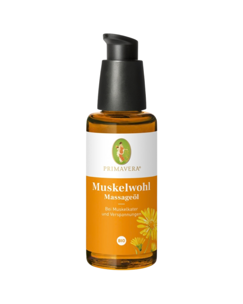 Primavera Bio Muskelwohl Massageöl, 50 ml