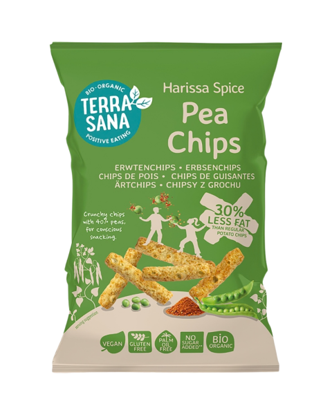 TerraSana Bio Erbsenröllchen - Harissa-Geschmack