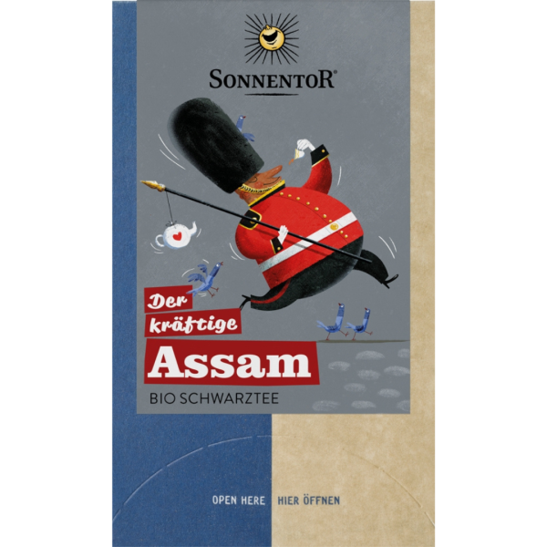 Sonnentor Bio Assam English Tea Schwarztee, Doppelkammerbeutel