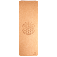 Berk Yogamatte aus Kork mit Blume des Lebens Berk Yogamatte aus Kork mit Blume des Lebens