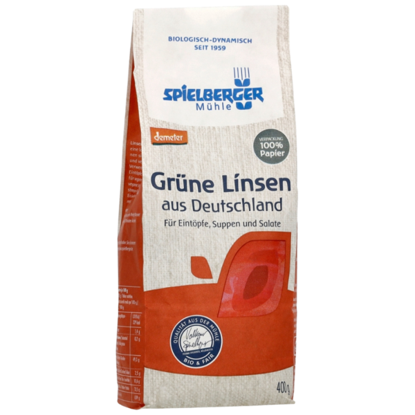 Spielberger Bio Grüne Linsen