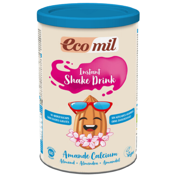 EcoMil Bio Instant Shake Drink Mandel Calcium