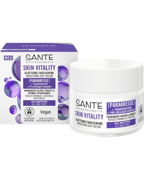 Sante Naturkosmetik Skin Vitality Glättende Tagescreme, 50 ml
