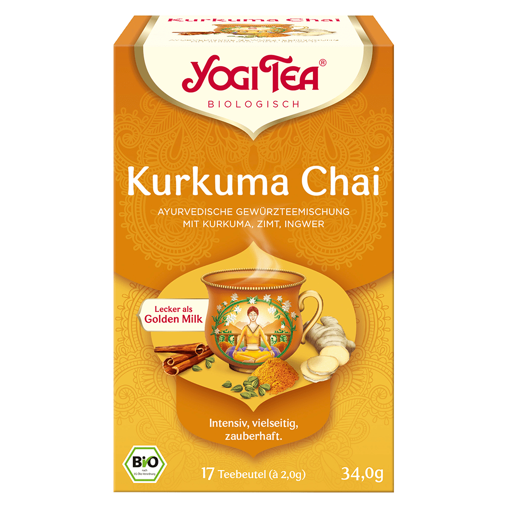 Bio Gewürztee Kurkuma Chai von Yogi Tea bei greenist.de